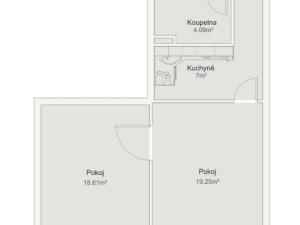 Prodej bytu 2+kk, Temelín, 56 m2