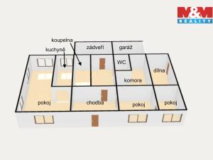 Prodej chalupy, Teplice nad Metují - Dolní Teplice, Palackého, 99 m2