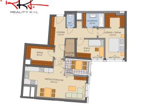 Prodej bytu 3+kk, Praha, Ferrariho, 87 m2