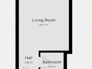 Pronájem bytu 1+kk, Praha - Vysočany, Podnádražní, 22 m2