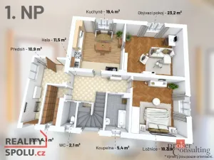 Prodej rodinného domu, Psáře, 250 m2