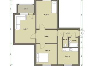 Prodej bytu 3+1, Rotava, Sídliště, 75 m2