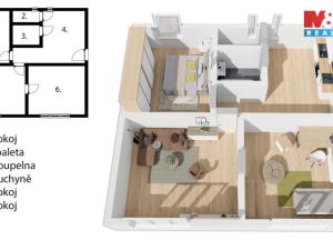 Prodej bytu 3+kk, Trutnov - Horní Staré Město, 55 m2
