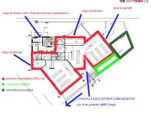 Pronájem obchodního prostoru, Praha, Štúrova, 258 m2
