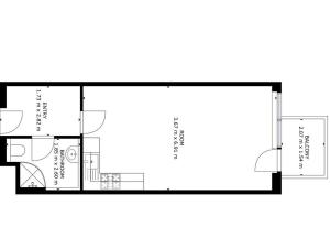 Pronájem bytu 1+kk, Praha - Dolní Chabry, Za Pískovnou, 40 m2