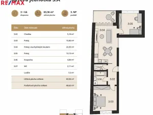 Prodej bytu 3+kk, Brno, Obřanská, 63 m2