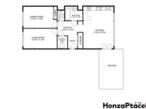 Pronájem bytu 3+kk, Praha - Krč, V Štíhlách, 108 m2