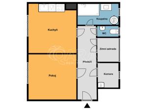 Pronájem bytu 2+kk, Praha - Vinohrady, Máchova, 56 m2
