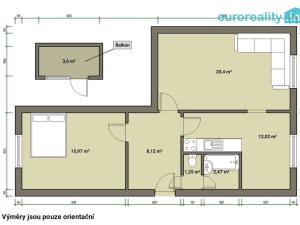 Prodej bytu 2+1, Mariánské Lázně, Za Tratí, 64 m2