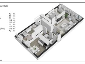 Prodej bytu 3+1, Hradec Králové - Pražské Předměstí, Hrubínova, 75 m2