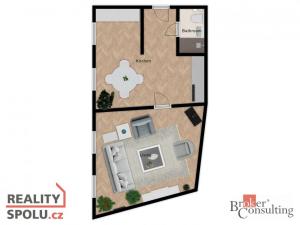 Prodej bytu 2+kk, Uhlířské Janovice, Havlíčkova, 51 m2