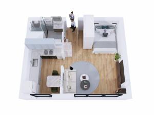 Pronájem bytu 1+1, Olomouc - Lazce, Na Letné, 32 m2