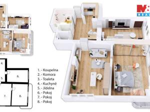 Prodej bytu 3+kk, Hradec Králové, Resslova, 89 m2