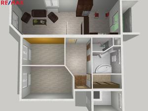 Pronájem bytu 3+1, Ostrava - Bělský Les, Horní, 81 m2