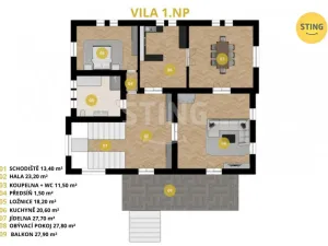 Prodej vily, Luže - Radim, 700 m2