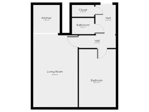 Pronájem bytu 2+kk, Praha - Stodůlky, Nušlova, 45 m2