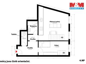 Prodej bytu 2+kk, Klatovy - Klatovy III, Husovo náměstí, 77 m2