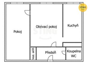 Prodej bytu 2+1, Havířov, Emy Destinnové, 43 m2