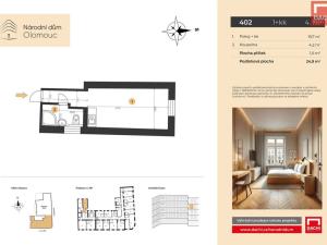 Prodej bytu 1+kk, Olomouc, 8. května, 24 m2