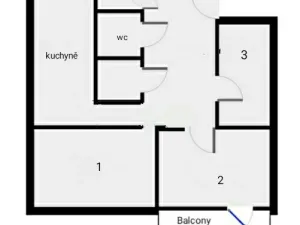Pronájem bytu 3+1, Plzeň - Bolevec, Kralovická, 79 m2