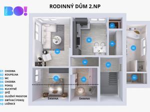 Prodej rodinného domu, Bystřice, 160 m2