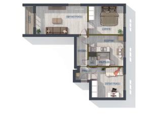 Prodej bytu 3+1, Plzeň - Doubravka, Na Dlouhých, 69 m2