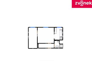 Pronájem bytu 2+1, Zlín, SNP, 43 m2