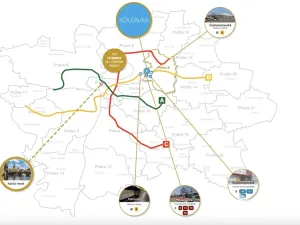 Pronájem bytu 1+kk, Praha - Libeň, Nad Kolčavkou, 42 m2