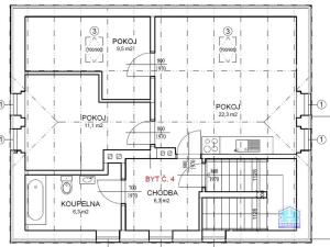 Pronájem bytu 3+kk, Stříbro, Plzeňská, 49 m2