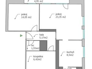 Prodej bytu 2+1, Praha - Vokovice, Na dlouhém lánu, 65 m2