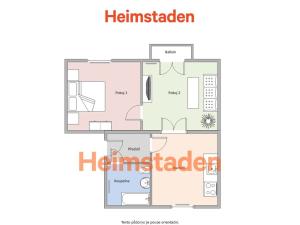 Pronájem bytu 2+1, Ostrava - Poruba, Dělnická, 49 m2