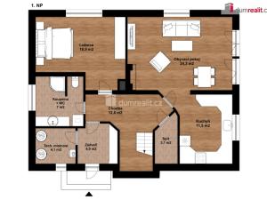 Prodej rodinného domu, Bystřice - Líšno, 168 m2