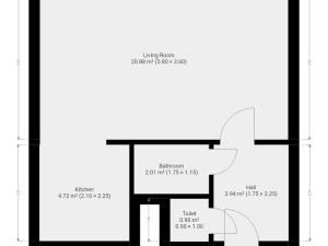 Pronájem bytu 1+1, Praha - Stodůlky, Blattného, 33 m2