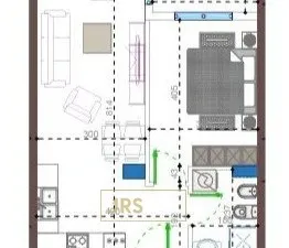 Prodej bytu 1+1, Golem, Albánie, 54 m2