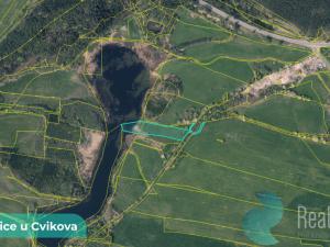 Prodej podílu 3/8 louky, Kunratice u Cvikova, 4157 m2