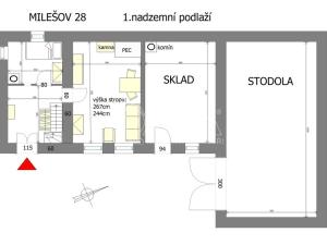 Prodej rodinného domu, Milešov, 160 m2
