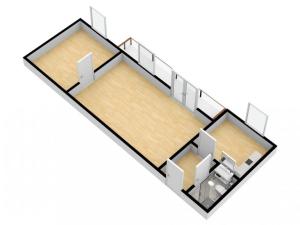 Pronájem bytu 2+kk, Praha - Horní Počernice, V javorech, 52 m2