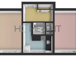 Pronájem bytu 2+1, Praha - Strašnice, Sečská, 51 m2