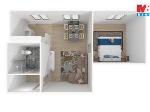 Prodej bytu 2+kk, Bělá nad Radbuzou, Na výsluní, 39 m2