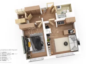 Pronájem bytu 2+kk, Ústí nad Labem - Severní Terasa, Rabasova, 42 m2