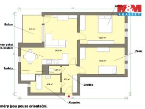 Prodej bytu 3+kk, Mariánské Lázně - Úšovice, Franze Kafky, 72 m2