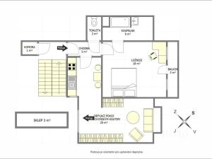 Pronájem bytu 2+1, Brno - Černovice, Spáčilova, 54 m2