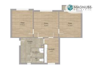 Pronájem bytu 3+1, Olomouc - Nová Ulice, Albertova, 71 m2
