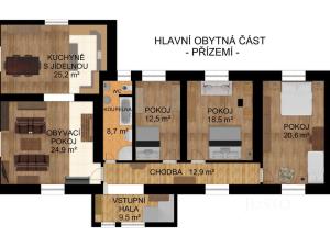 Prodej rodinného domu, Boudy, 440 m2