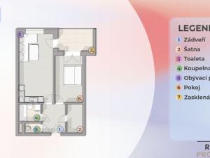 Prodej bytu 2+kk, Olomouc, Peškova, 50 m2