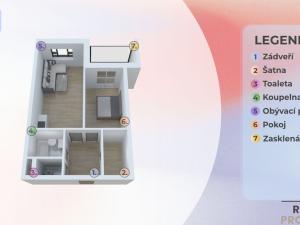 Prodej bytu 2+kk, Olomouc, Peškova, 50 m2