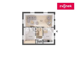 Pronájem rodinného domu, Zlín, Pod Rozhlednou, 200 m2