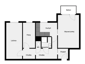 Prodej bytu 3+1, České Budějovice - České Budějovice 2, V. Volfa, 67 m2