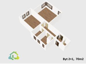 Pronájem bytu 2+1, Liberec, nám. Tržní, 70 m2