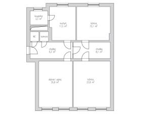 Prodej bytu 3+1, Praha, Legerova, 116 m2